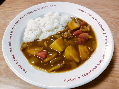 新じゃがいものカレー